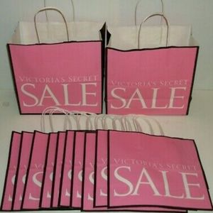 25 medium VICTORIA'S SECRET BAGS